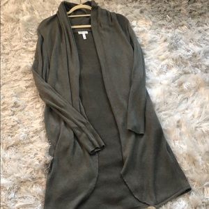 Leith long green sweater